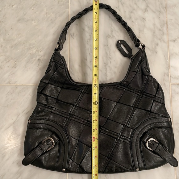 Elliott Lucca Black Leather Handbag - Picture 6 of 8